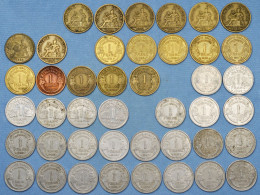 France • Lot 43x • All Different • 1 Franc Morlon - Chambre De Commerce - Francisque • See Details + Pictures •  [24-681 - Otros & Sin Clasificación