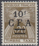 Réunion 1963 - Postage Due: Sheaves Of Wheat - Surcharged Mi 46 ** MNH [1848] - Portomarken