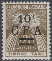 Réunion 1963 - Postage Due: Sheaves Of Wheat - Surcharged Mi 46 ** MNH [1848] - Postage Due