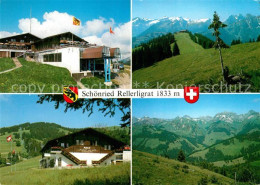13166604 Schoenried Rellerligrat Berggasthof Bergbahn Alpenpanorama Schoenried - Other & Unclassified