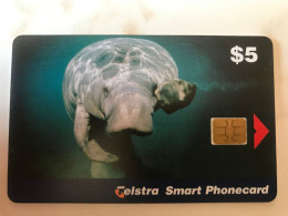 AUSTRALIA  CARD TELSTRA   MINT  MANATEE  1000 EX - Australië