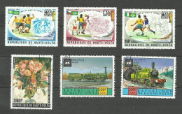 HAUTE-VOLTA POSTE AERIENNE N°180 à 185 Cote 5.65€ - Haute-Volta (1958-1984)