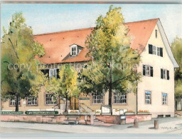 13162420 Riehen Restaurant Landgasthof Kuenstlerkarte Hoegler Riehen - Autres & Non Classés