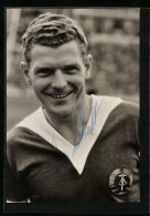 AK Fussballspieler Kurt Liebrecht, Geb. 24.12.1936, BSG Lok Stendal, Halbporträt Mit Autogramm  - Voetbal