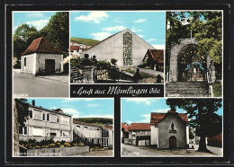 AK Mömlingen /Odw., Katholische Kirche, Kapelle, Grotte Und Pfarrhaus Mit Jugendheim  - Other & Unclassified