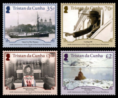 TRISTAN Da CUNHA 2022 FAMOUS EXPLORERS Sailors. Ships. 100th Death Anniv. Of Sir ERNEST SHACKLETON - Fine Set MNH - Tristan Da Cunha