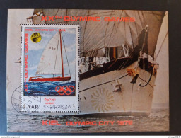 YEMEN يمني WINTER OLYMPICS OF CITY KIEL 1972 CAT MICHEL N. (1439) BLOCK N.171 SHEET MNH $ - Yemen