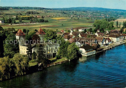 13161158 Gottlieben Blick Auf Schloss Restaurant Drachenburg Und Rhein Fliegerau - Altri & Non Classificati