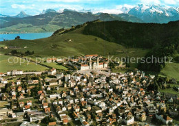 13160540 Einsiedeln SZ Fliegeraufnahme Kloster Mit Sihlsee Einsiedeln - Sonstige & Ohne Zuordnung