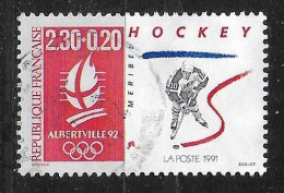 " Jeux Olympiques Albertville - Hockey" 1991 - 2677 - Oblitérés