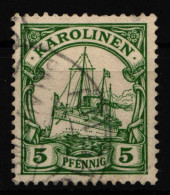 Deutsche Kolonien Karolnien 8 Gestempelt Stempel ANGAUR PALAU-INSELN #HY464 - Islas Carolinas