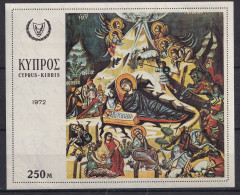 Cyprus Kibris 1972 Bloc  Neufs Avec Charnières * 1 Pli Dans La Gomme Coin * - Neufs