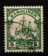 Deutsche Kolonien Karolnien 8 Gestempelt Stempel ANGAUR PALAU-INSELN #HY466 - Caroline Islands
