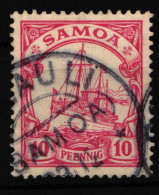 Deutsche Kolonien Samoa 9 Gestempelt Stempel Palauli #HZ731 - Samoa