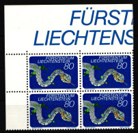 Liechtenstein 594 Postfrisch Als 4er Einheit #JJ132 - Altri & Non Classificati