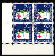 Liechtenstein 629 Gestempelt Als 4er Einheit #JJ099 - Altri & Non Classificati