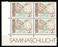 Liechtenstein 599 Postfrisch Als 4er Einheit #JJ152 - Altri & Non Classificati