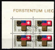 Liechtenstein 517 Gestempelt Als 4er Einheit #JJ100 - Altri & Non Classificati