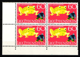 Liechtenstein 520 Postfrisch Als 4er Einheit #JJ106 - Otros & Sin Clasificación