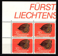 Liechtenstein 591 Postfrisch Als 4er Einheit #JJ127 - Altri & Non Classificati