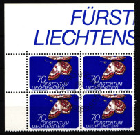 Liechtenstein 611 Gestempelt Als 4er Einheit #JJ138 - Other & Unclassified