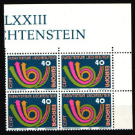 Liechtenstein 580 Postfrisch Als 4er Einheit #JJ251 - Andere & Zonder Classificatie