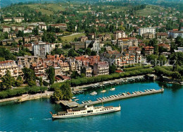 13155614 Vevey VD Port La Tour De Peilz Fliegeraufnahme Vevey - Sonstige & Ohne Zuordnung