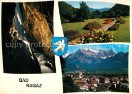 13155334 Bad Ragaz Wasserfall Park Panorama Bad Ragaz - Otros & Sin Clasificación