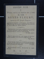 Agnès Fleury épse Docquier Seloignes 1889 à 70 Ans - Imágenes Religiosas