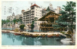 13153167 New_York_City Main Entrance And Boat Landing Lake Mohonk House - Otros & Sin Clasificación