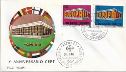 Fdc Roma: EUROPA 1969; No Viaggiata; AS_Napoli - FDC