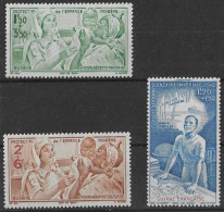 GUYANE Poste Aérienne N°22 Et 23 ** + 24 **   Neufs Sans Charnière Luxe MNH - Nuovi