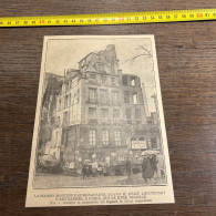 1930 GHI16 MAISON HABITEE PAR NAPOLÉON BONAPARTE QUAND IL ETAIT LIEUTENANT D'ARTILLERIE, A PARIS, QUI VA ETRE DEMOLIE - Collections