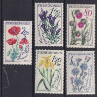 Tchécoslovaquie Ceskoslovensko Fleurs Flowers  Neufs Sans Charnières ** - Unused Stamps