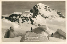 13150368 Jungfraujoch Berghaus Moench Skiwanderer Jungfraujoch - Other & Unclassified