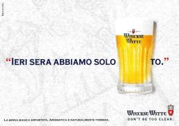 [MD9530] CPM - BIRRA WIECKSE WITTE - PROMOCARD 3746 - PERFETTA - Non Viaggiata - Advertising