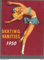 Rare Programme Ancien PATIN A ROULETTE Patinage SKATING VANITIES 1950 Cirque Cabaret - Programmes