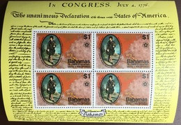 Bahamas 1976 American Bicentennial Minisheet MNH - Bahama's (1973-...)