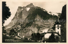 13147083 Grindelwald Wetterhorn Kirche Grindelwald - Autres & Non Classés