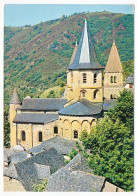 CPSM 10.5 X 15 Aveyron L'Abbaye De CONQUES Sur Les Pentes De La Gorge De L'Ouche  Chemin De Saint Jacques De Compostelle - Otros & Sin Clasificación