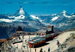 13143378 Gornergratbahn Zermatt Station Gornergrat Matterhorn Dt. Blanche  Gorne - Other & Unclassified