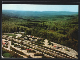 AK Rohrbrunn, Autobahn-Raststätte Rasthaus Im Spessart Vom Flugzeug Aus Gesehen  - Altri & Non Classificati