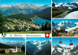 13133508 St Moritz GR Berninapass Pontresina Lagalp Luftseilbahn St Moritz GR - Otros & Sin Clasificación