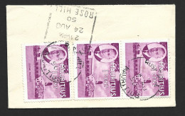 Mauritius-Petite Enveloppe Avec Oblitération ROSE HILL 1950 - Mauritius (...-1967)