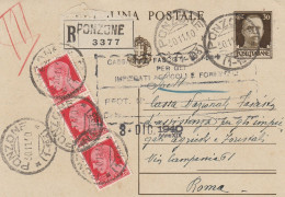 E 347 Ponzone (Alessandria) Frazionario 1-193 Del 1940 - Poststempel