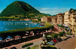 13130693 Lugano Lago Di Lugano Fontana Bossi E Monte San Salvatore Luganer See L - Other & Unclassified