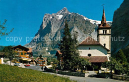 13129772 Grindelwald Kirche Wetterhorn Grindelwald - Altri & Non Classificati