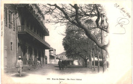 CPA Carte Postale Sénégal Dakar  Une Rue En Face L'Hôtel  1904 VM80092ok - Senegal