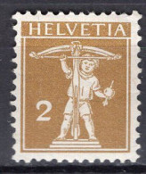 T3289 - SUISSE SWITZERLAND Yv N°128 * - Unused Stamps