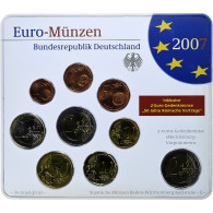 République Fédérale Allemande, Set 1 Ct. - 2 Euro + 2€, Schloss Schwerin - Alemania